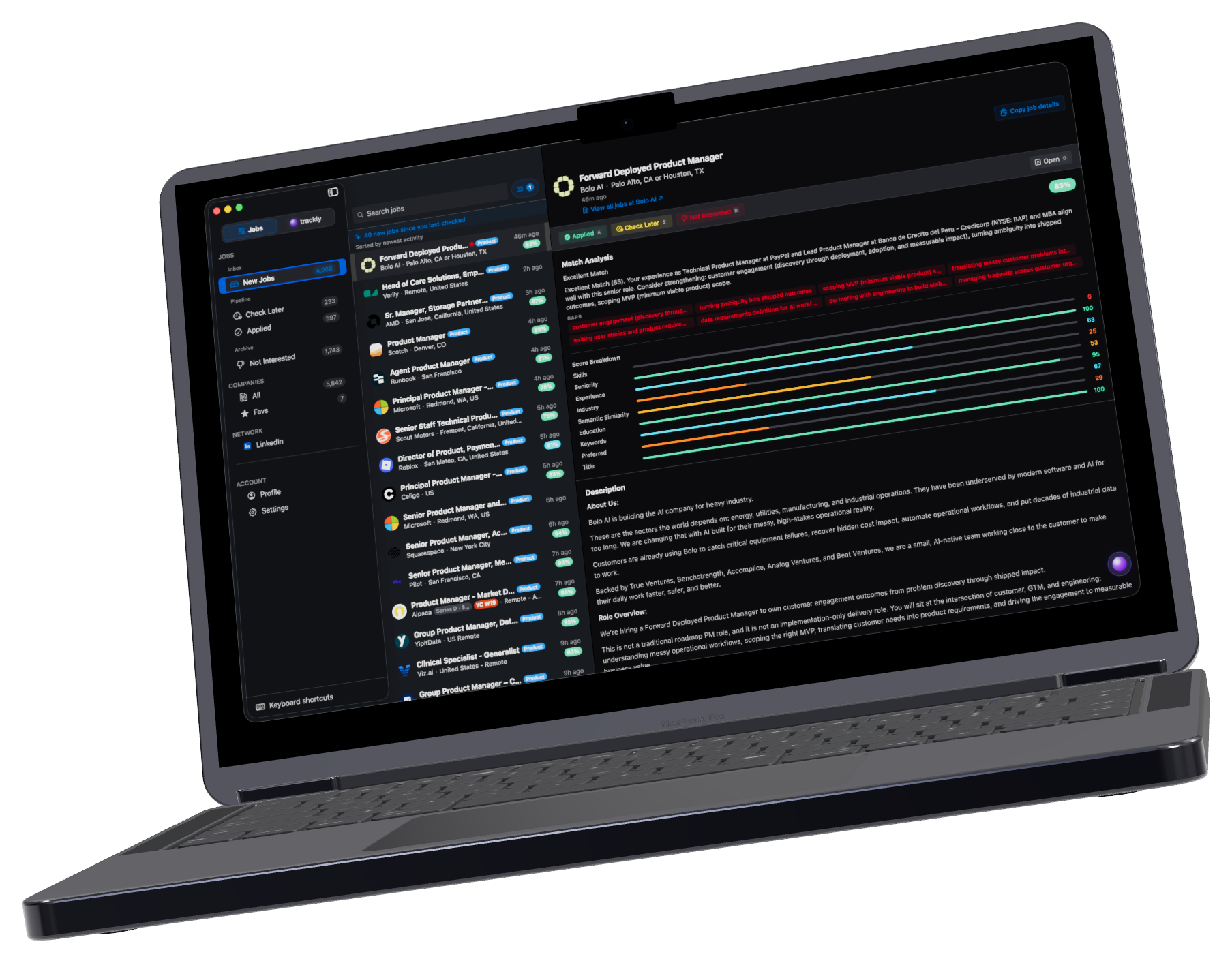 trackly for Mac
